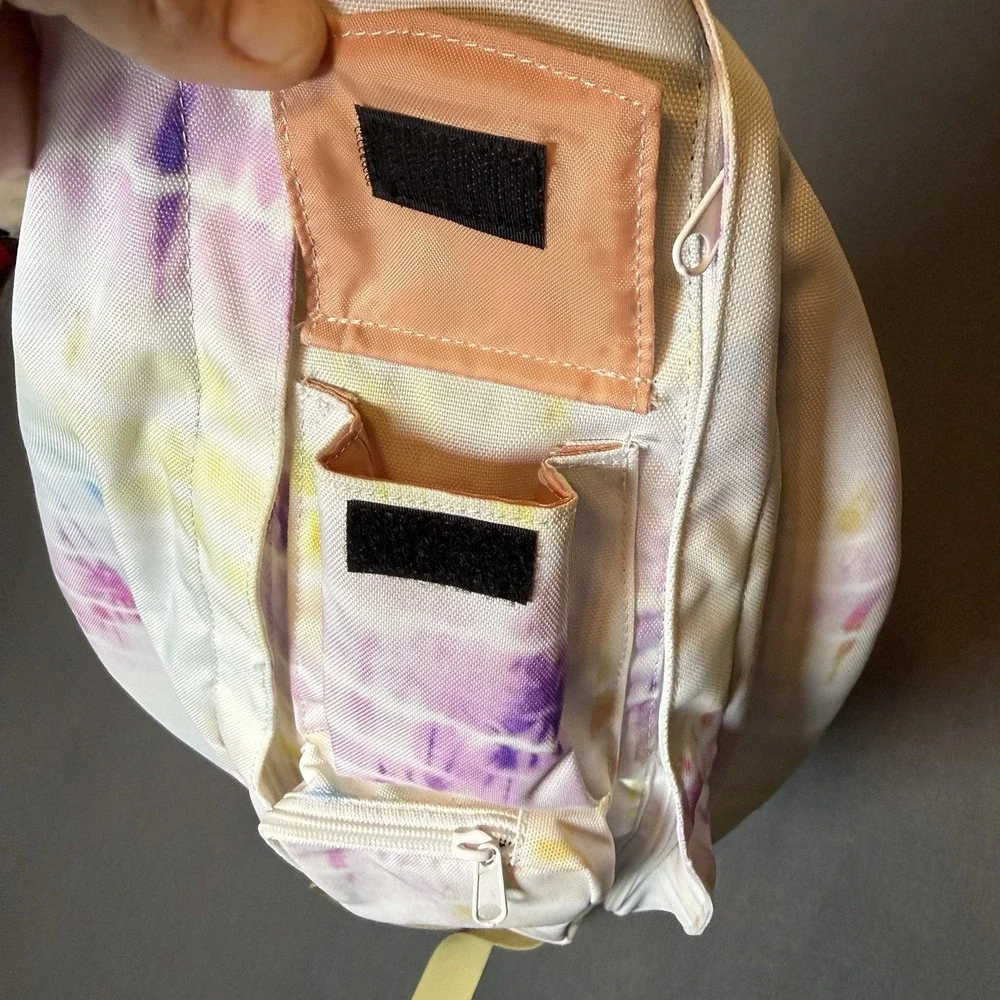 Kavu Rope Sling Rainbow Watercolor 600D Polyester Water Resistant Crossbody Bag